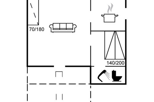 Foto 15 - Haus mit 1 Schlafzimmer in Gedser mit terrasse