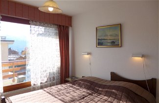 Foto 3 - Apartment mit 1 Schlafzimmer in Crans-Montana mit blick auf die berge