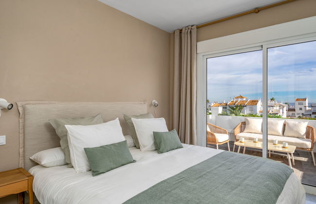 Apartamento de 3 quartos em Manilva com piscina e jardim - Foto 4