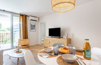 Foto 2 - Apartment mit 2 Schlafzimmern in Saint-Tropez mit terrasse und blick aufs meer