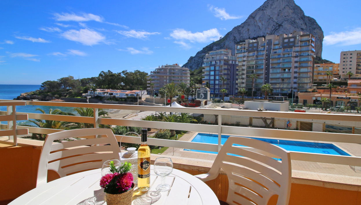 Apartment mit 2 Schlafzimmern in Calp mit schwimmbad und garten - Foto 1