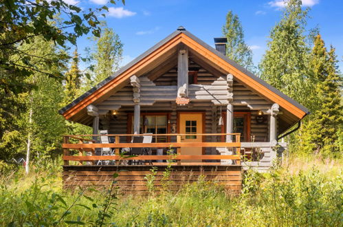 Foto 5 - Haus mit 1 Schlafzimmer in Salla mit sauna und blick auf die berge