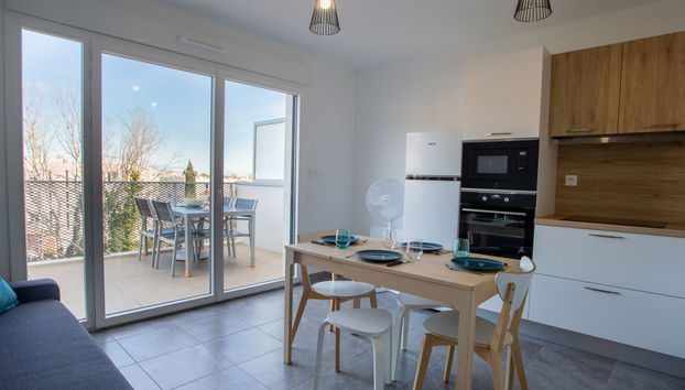 Apartamento de 1 quarto em Le Lavandou com jardim e terraço - Foto 2