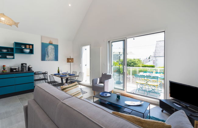Apartamento de 2 quartos em Quiberon com jardim e terraço - Foto 3