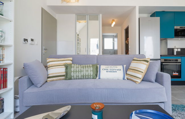 Apartamento de 2 quartos em Quiberon com jardim e terraço - Foto 7