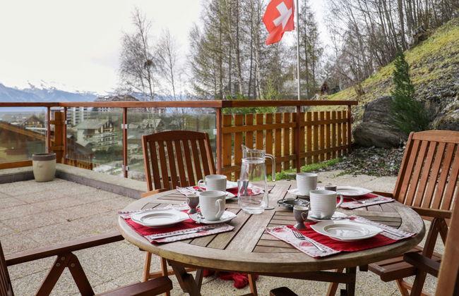 Apartamento de 3 quartos em Nendaz com piscina e terraço - Foto 21