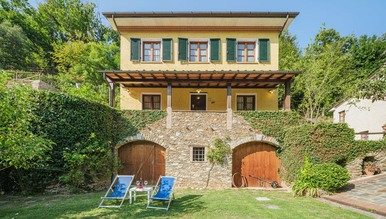 Casa de 2 quartos em Seravezza com piscina privada e jardim - Foto 1