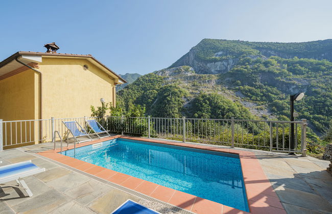 Casa de 2 quartos em Seravezza com piscina privada e jardim - Foto 30