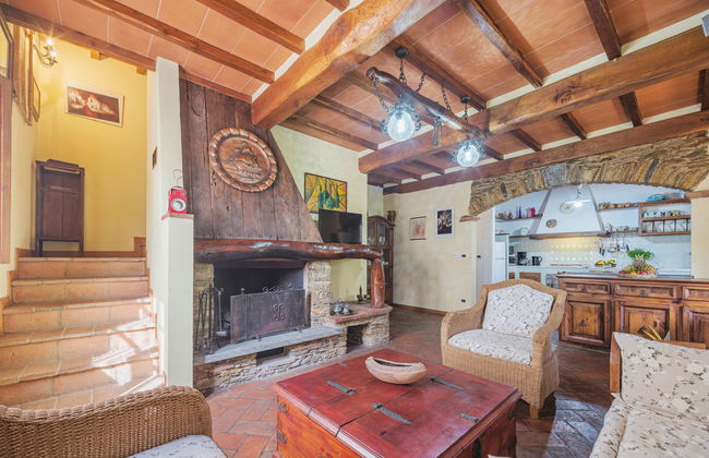 Casa de 2 quartos em Seravezza com piscina privada e jardim - Foto 9