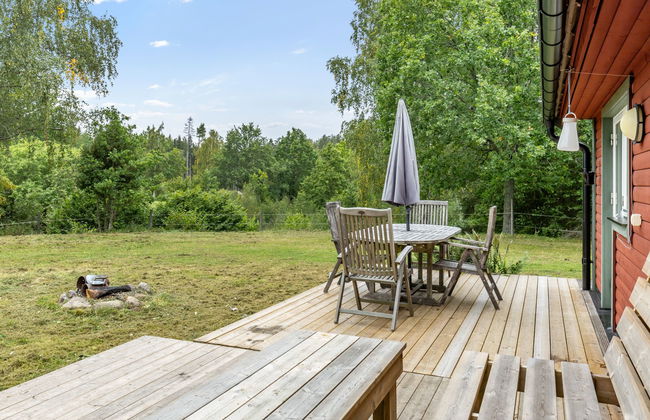 Casa de 4 quartos em Kisa com jardim e terraço - Foto 21