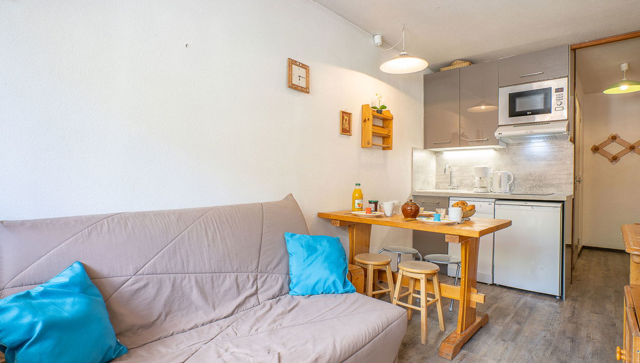 Apartamento de 1 quarto em Les Belleville - Foto 1