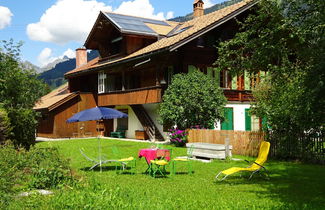 Photo 1 - Appartement de 2 chambres à Lenk avec jardin