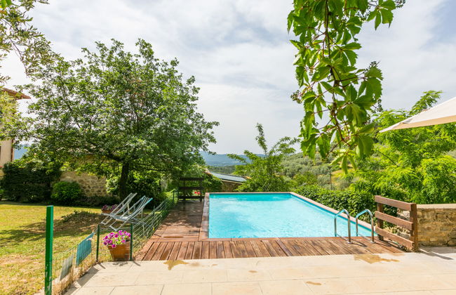 Casa de 5 quartos em Laterina Pergine Valdarno com piscina privada e jardim - Foto 60