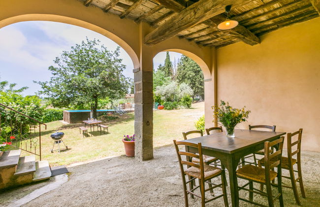 Casa de 5 quartos em Laterina Pergine Valdarno com piscina privada e jardim - Foto 48