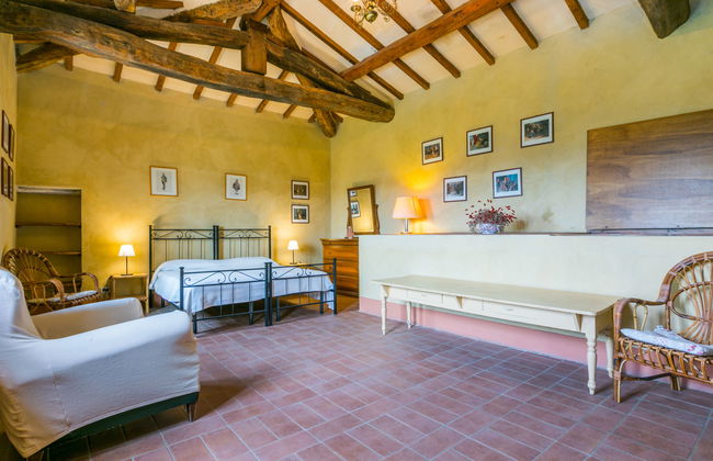Casa de 5 quartos em Laterina Pergine Valdarno com piscina privada e jardim - Foto 42