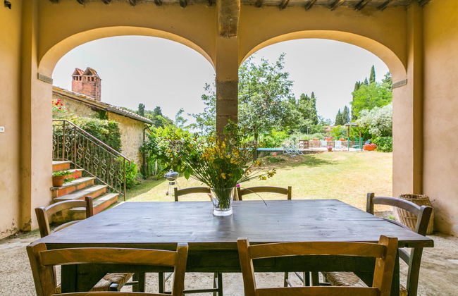 Casa de 5 quartos em Laterina Pergine Valdarno com piscina privada e jardim - Foto 4