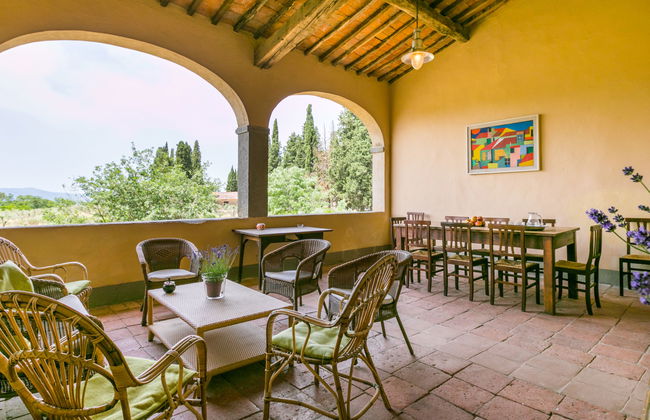 Casa de 5 quartos em Laterina Pergine Valdarno com piscina privada e jardim - Foto 47