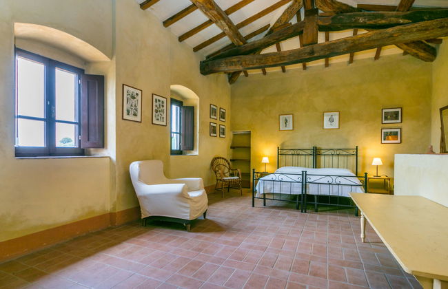 Casa de 5 quartos em Laterina Pergine Valdarno com piscina privada e jardim - Foto 41