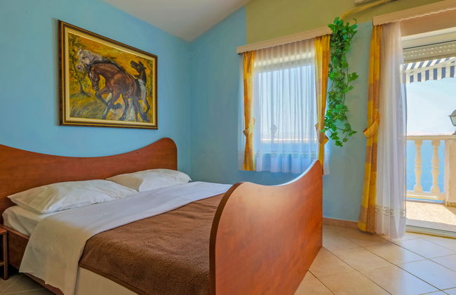 Appartamento con 2 camere da letto a Karlobag con piscina e terrazza - Foto 5