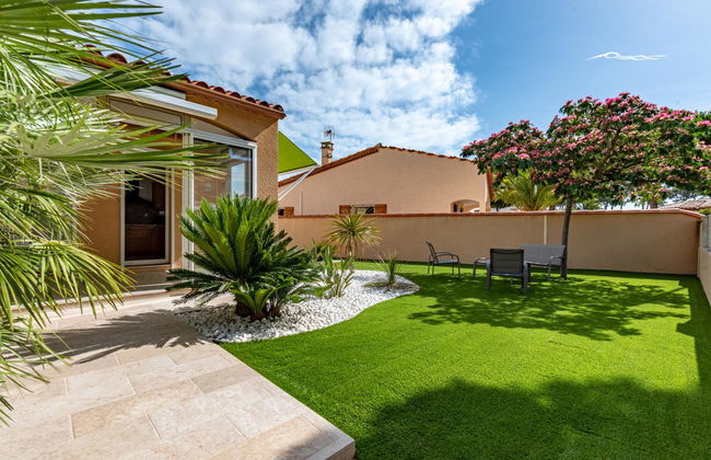 Casa de 4 quartos em Le Barcarès com piscina privada e jardim - Foto 47