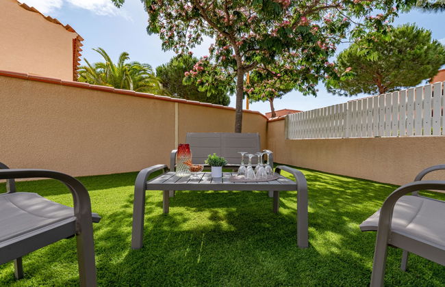 Casa de 4 quartos em Le Barcarès com piscina privada e jardim - Foto 41