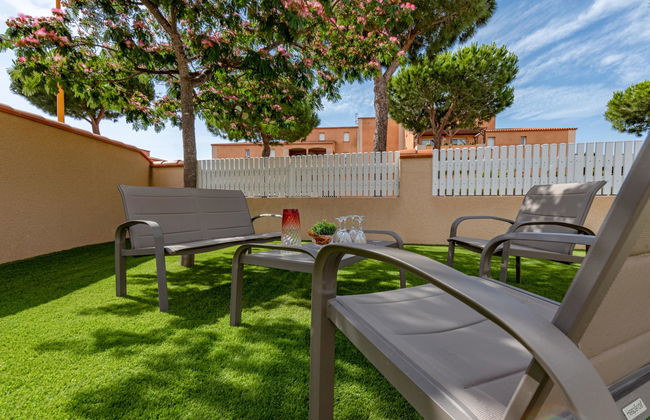 Casa de 4 quartos em Le Barcarès com piscina privada e jardim - Foto 45