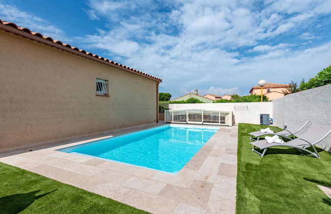 Casa de 4 quartos em Le Barcarès com piscina privada e jardim - Foto 35