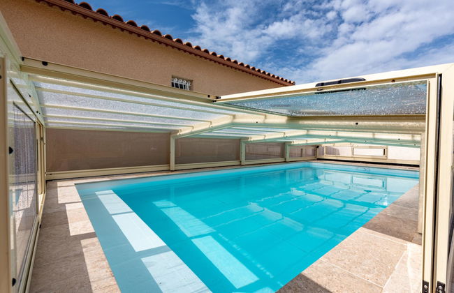 Casa de 4 quartos em Le Barcarès com piscina privada e jardim - Foto 38