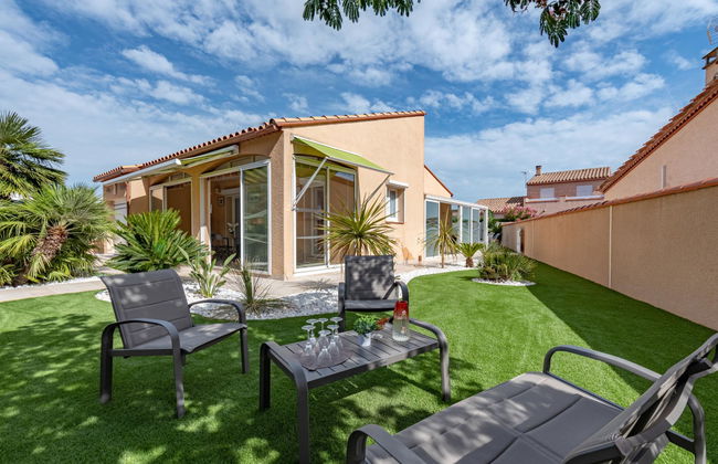 Casa de 4 quartos em Le Barcarès com piscina privada e jardim - Foto 2