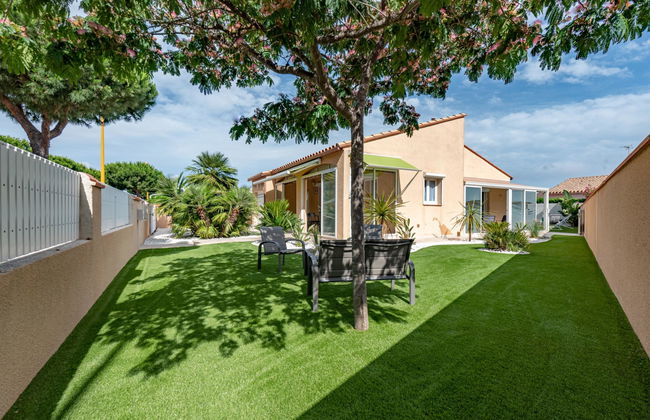 Casa de 4 quartos em Le Barcarès com piscina privada e jardim - Foto 49