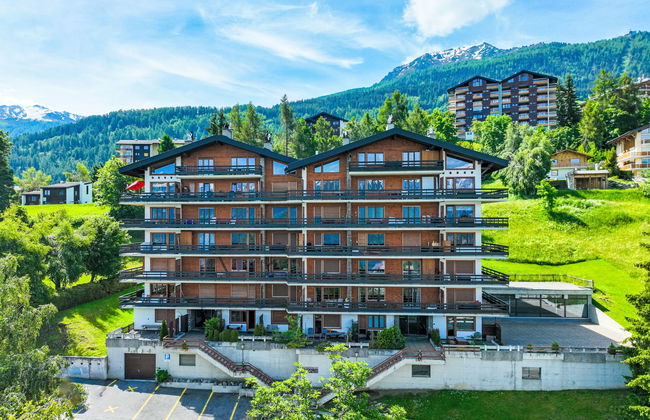 Apartamento de 3 quartos em Nendaz com piscina e terraço - Foto 5