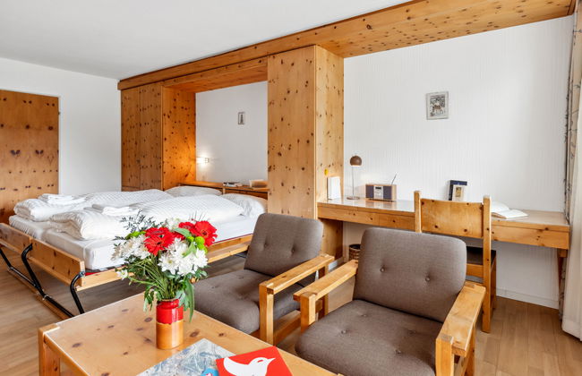 Apartamento de 1 quarto em Davos com piscina e sauna - Foto 10