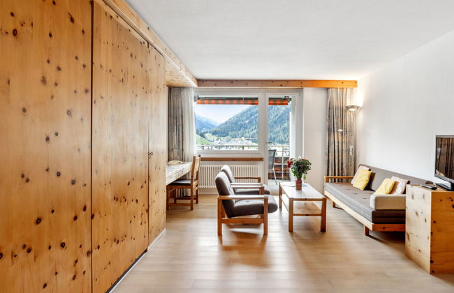 Apartamento de 1 quarto em Davos com piscina e sauna - Foto 7