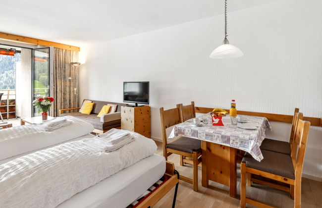 Apartamento de 1 quarto em Davos com piscina e sauna - Foto 6