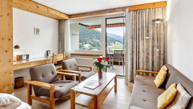 Apartamento de 1 quarto em Davos com piscina e sauna - Foto 3