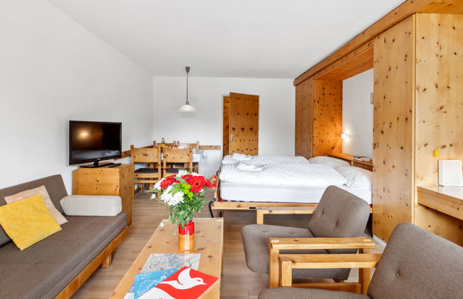 Apartamento de 1 quarto em Davos com piscina e sauna - Foto 4