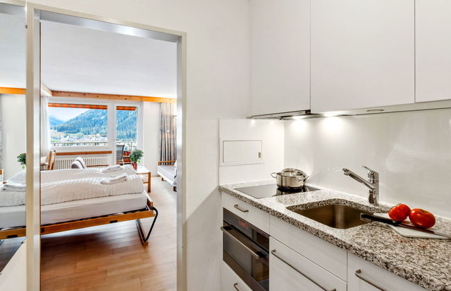 Apartamento de 1 quarto em Davos com piscina e sauna - Foto 5