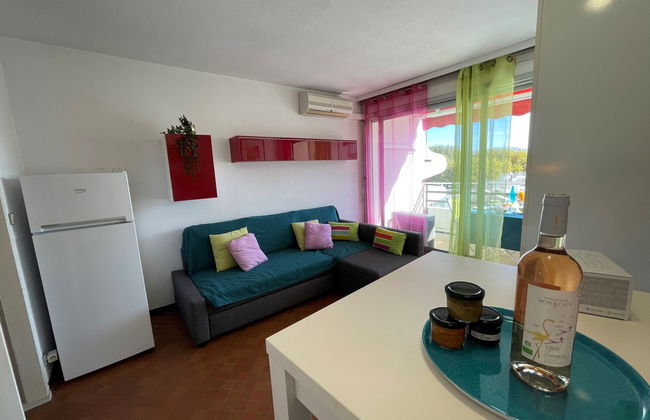 Apartamento de 1 quarto em La Grande-Motte com piscina e terraço - Foto 21