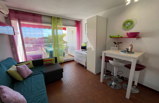 Apartamento de 1 quarto em La Grande-Motte com piscina e terraço - Foto 19