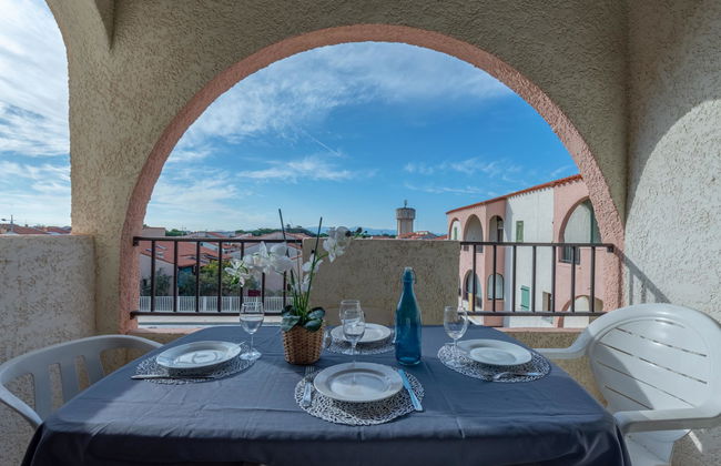 Apartamento de 4 quartos em Le Barcarès com piscina e terraço - Foto 1