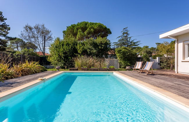 Casa de 4 quartos em Labenne com piscina privada e jardim - Foto 12