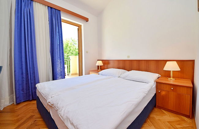 Appartamento con 2 camere da letto a Orebić con piscina e giardino - Foto 7