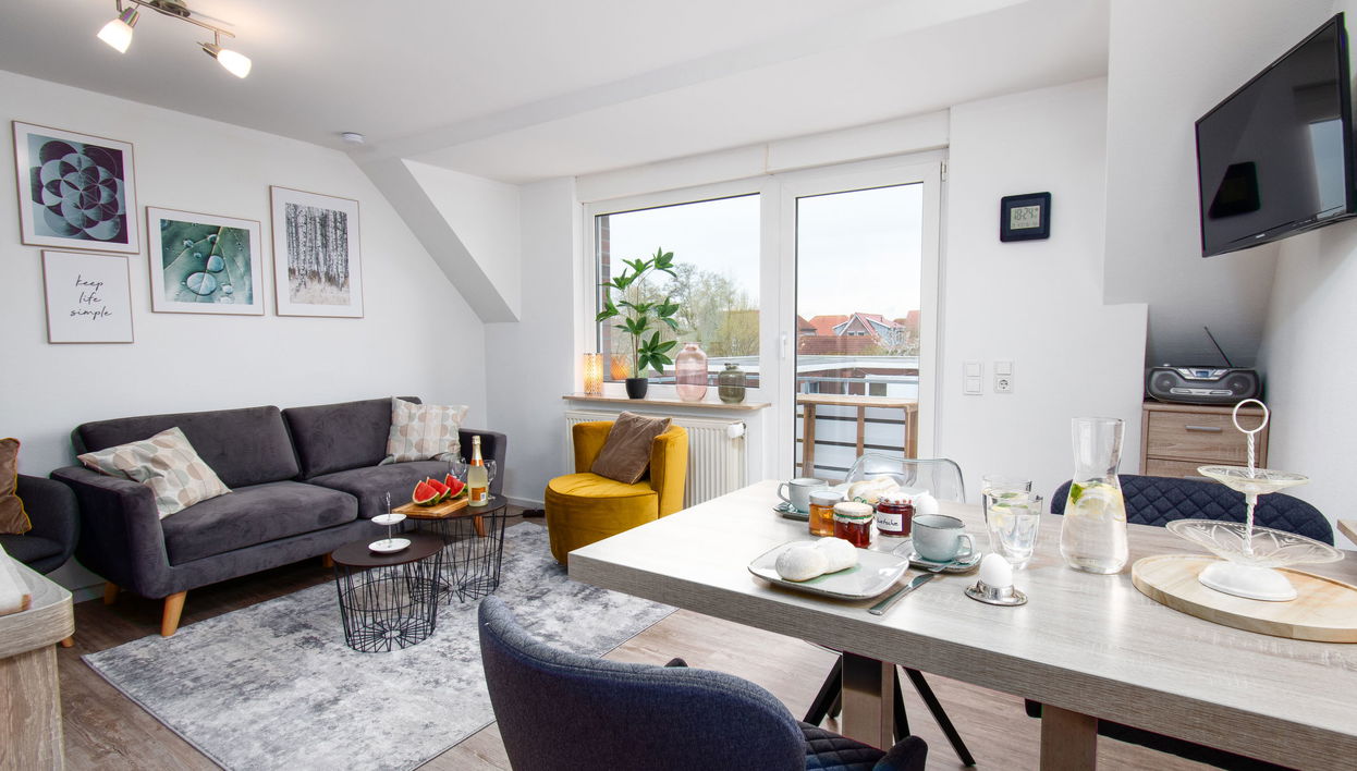 Appartamento con 3 camere da letto a Norden con giardino - Foto 1