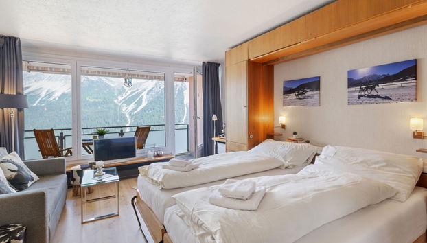 Apartment mit 1 Schlafzimmer in Arosa - Foto 4