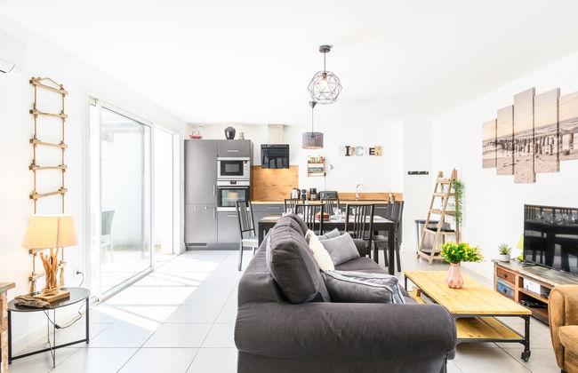 Appartamento con 3 camere da letto a Mimizan con giardino e terrazza - Foto 7