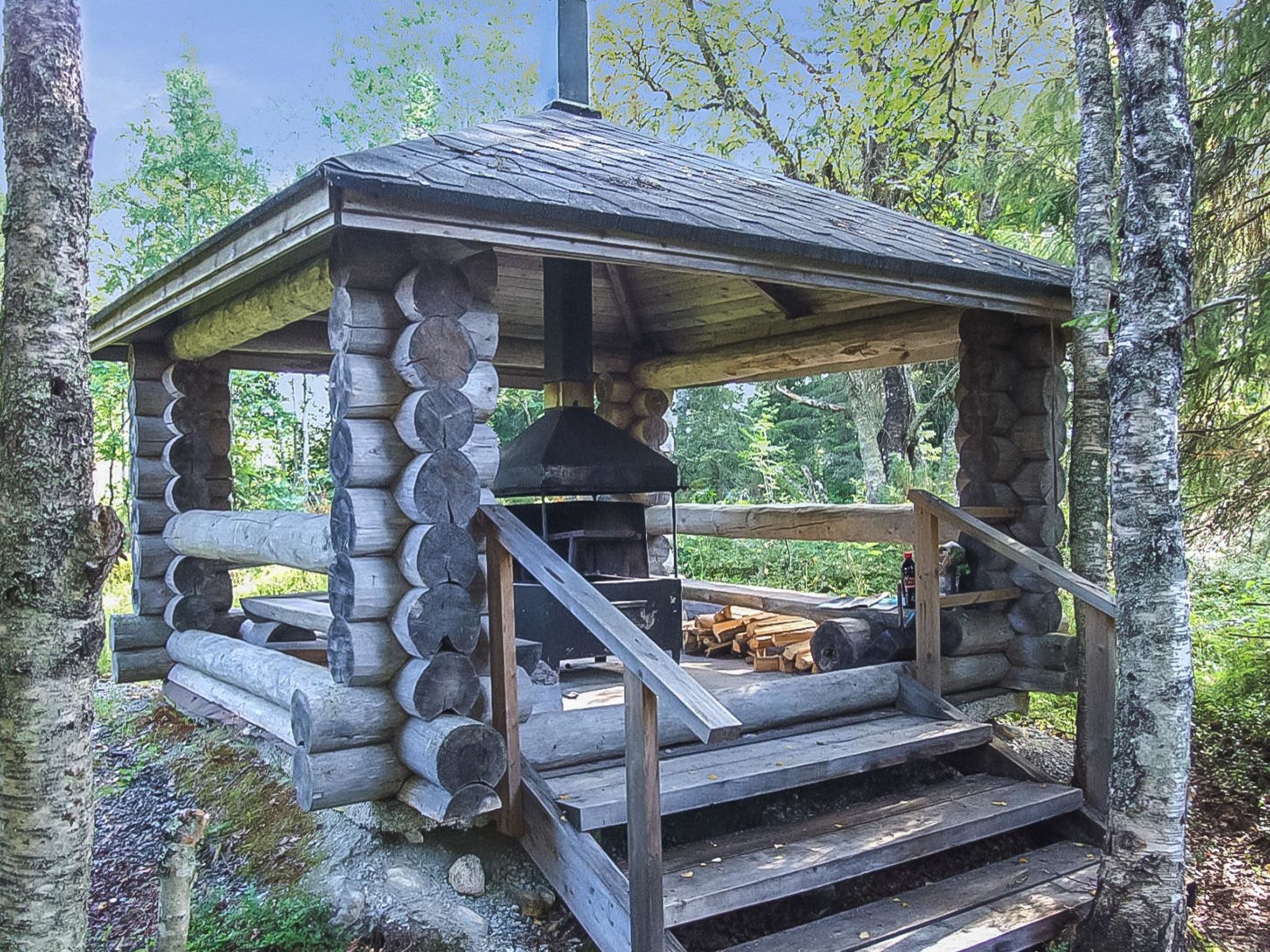 Foto 4 - Casa de 2 habitaciones en Kuusamo con sauna y vistas a la montaña