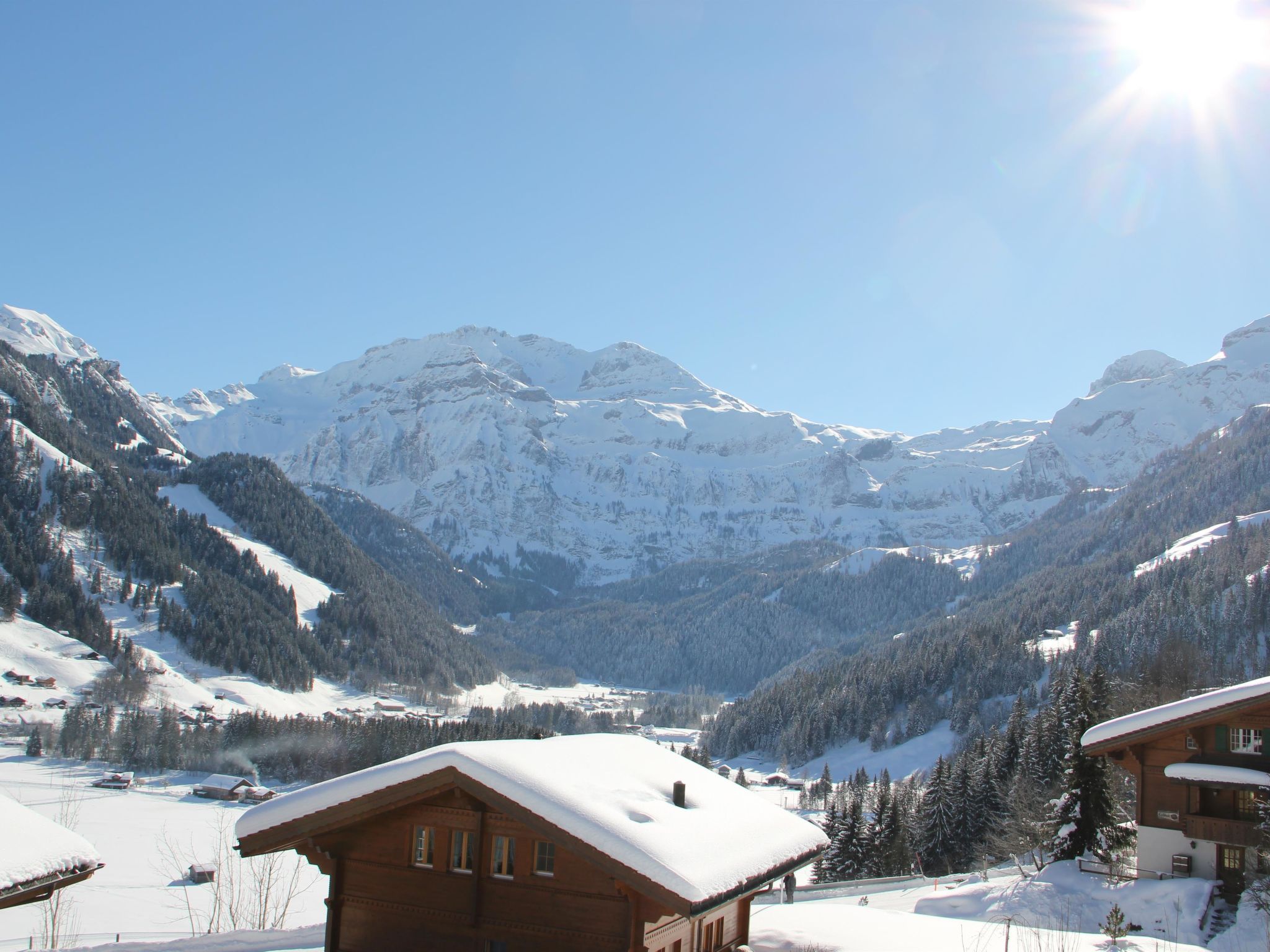 Photo 14 - Appartement de 2 chambres à Lenk avec vues sur la montagne