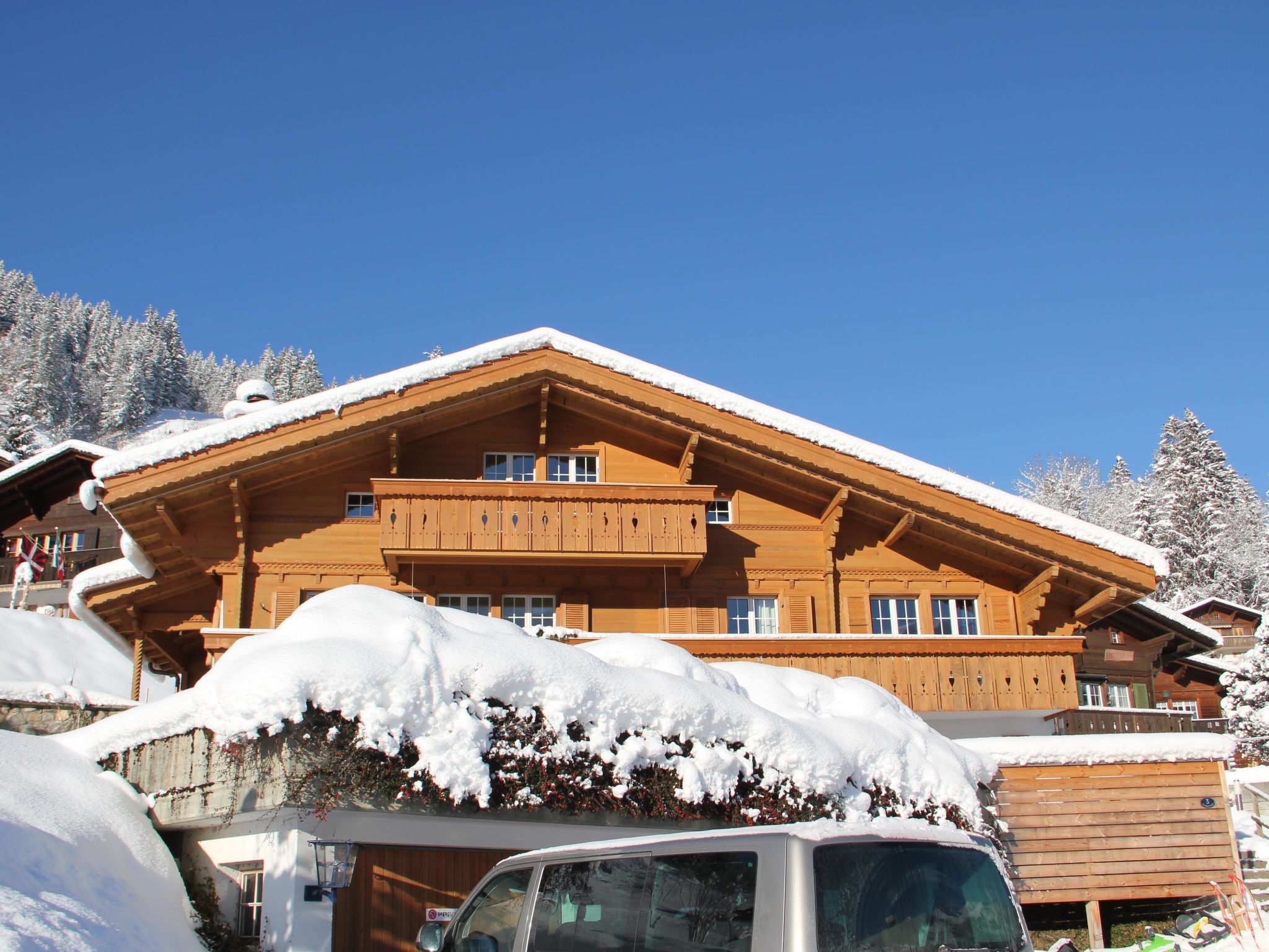 Photo 12 - Appartement de 2 chambres à Lenk avec vues sur la montagne