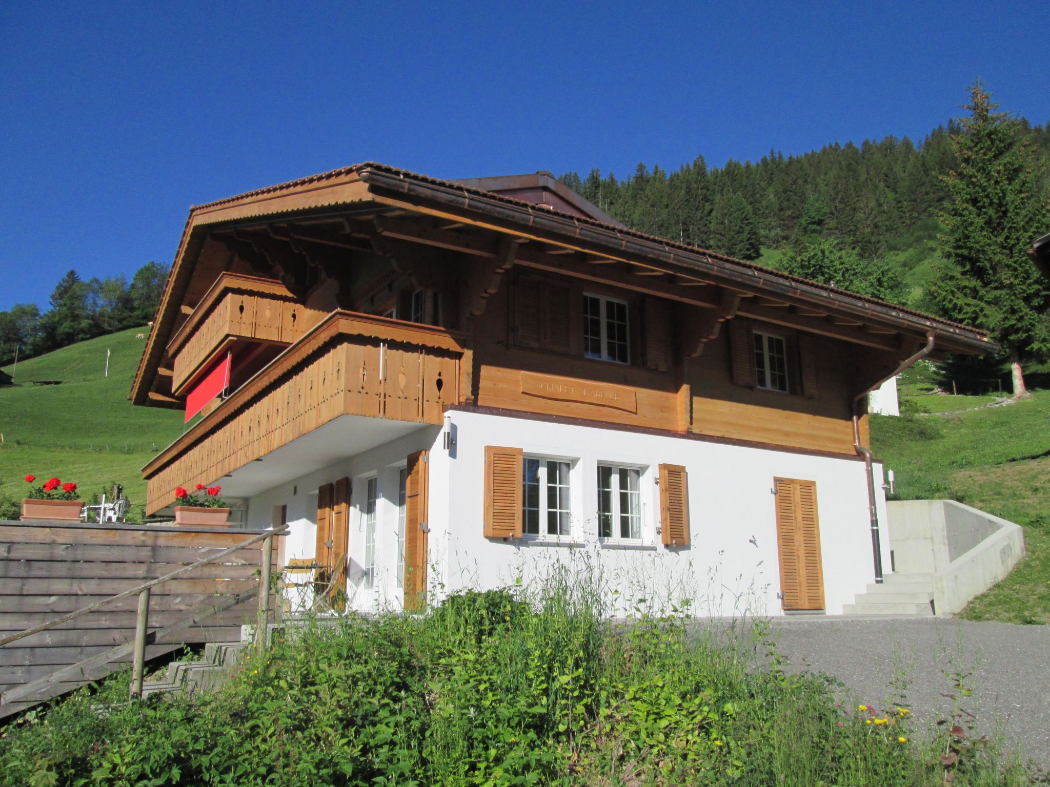 Foto 3 - Apartamento de 2 habitaciones en Lenk con vistas a la montaña