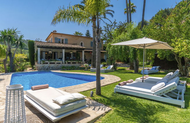 Casa de 4 quartos em Mancor de la Vall com piscina privada e jardim - Foto 1